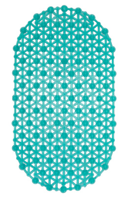 15 SPA-коврик паутинка 66*37см бирюзовый (rus)